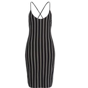 OBEY Lockette Strappy Striped Dress